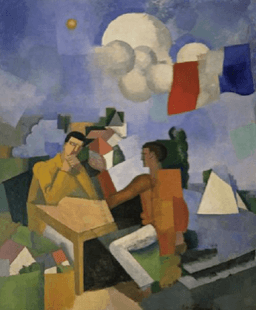 Image 2 : Roger de La Fresnaye (1885-1925), La Conquête de l’air, 1913, huile sur toile, 235,9 x 195,6 cm, The Museum of Modern Art, New York.